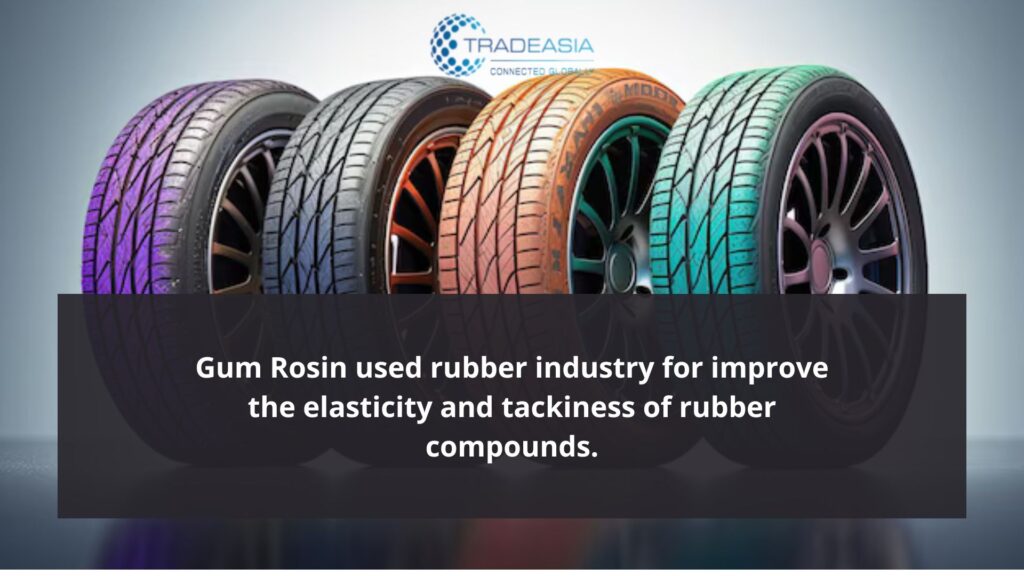 Gum-rosin-used-to-rubber-industries